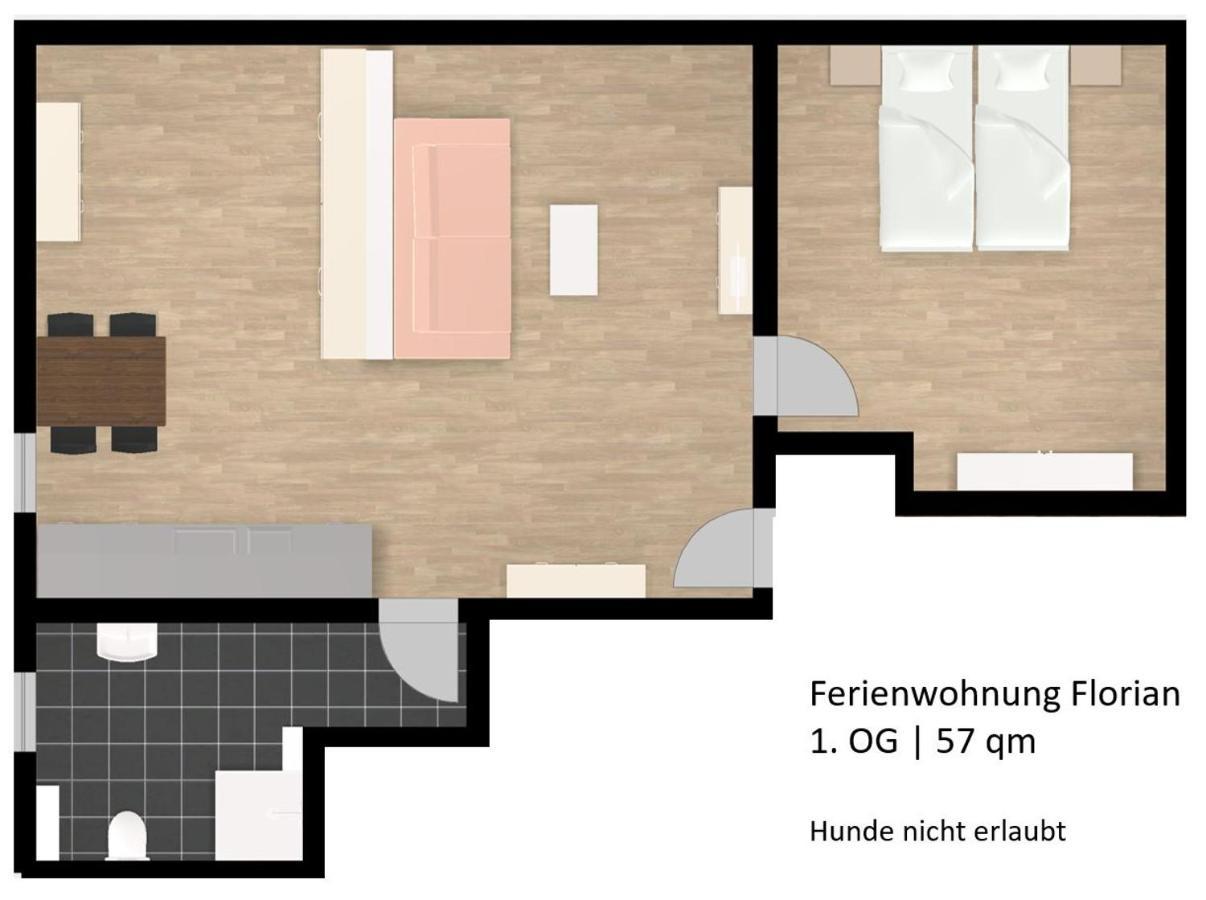 Ferienwohnungen Bachblick Übersee Exteriör bild